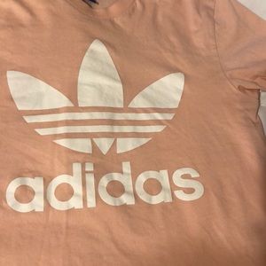 Adidas blush pink tee